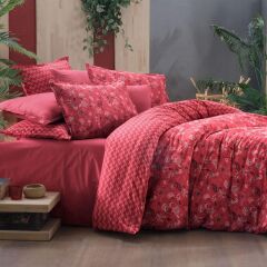 Sarev Dahlia V1 Fancy Poplin Nevresim Takımı Tek Kişilik