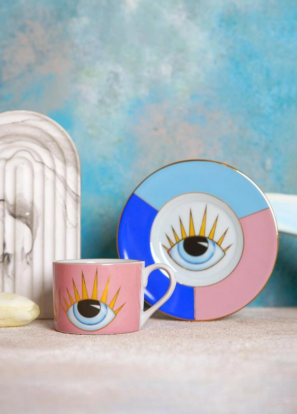 The Mia EYE006 Eye Çay Fincanı 13x7 Cm