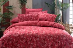 Sarev Dahlia V1 Fancy Poplin Nevresim Takımı Çift Kişilik