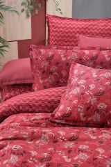 Sarev Dahlia V1 Fancy Poplin Nevresim Takımı Çift Kişilik