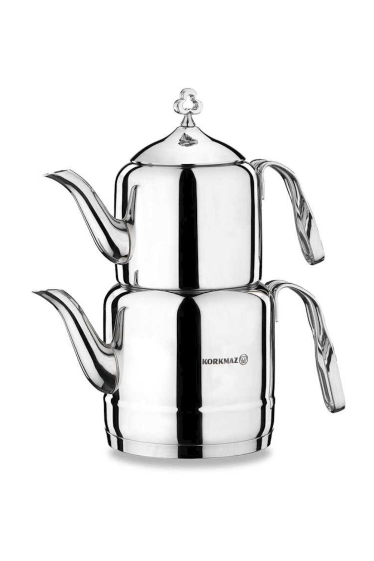 Korkmaz A211 Çintemani İnox Çaydanlık Takımı