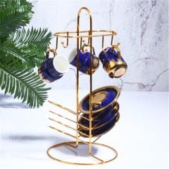 Kosova LZR-602 Kahve Fincan Askılığı Gold