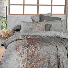 Sarev Burgonya V2 Fancy Poplin Nevresim Takımı Çift Kişilik