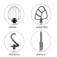 Korkmaz A470-01 Pro Mix Siyah Stand Mikser