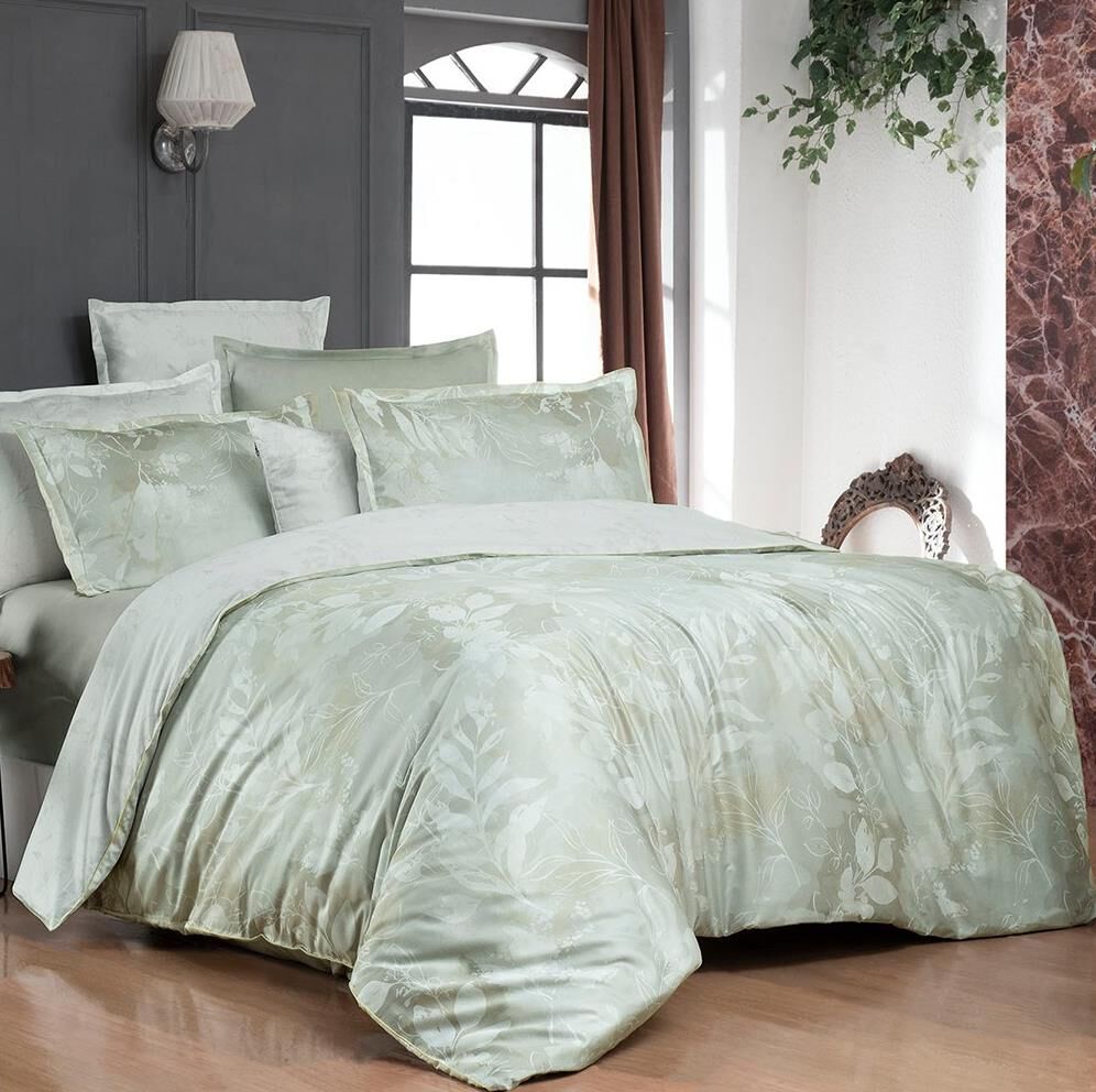 Sarev Ilda V1 Saten Nevresim Takımı King Size