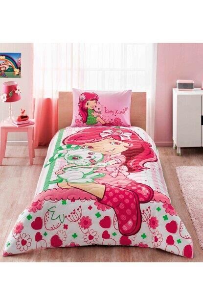 Taç Lisanslı Strawberry Shortcake  4 Mevsim Complete Set Tek Kişilik