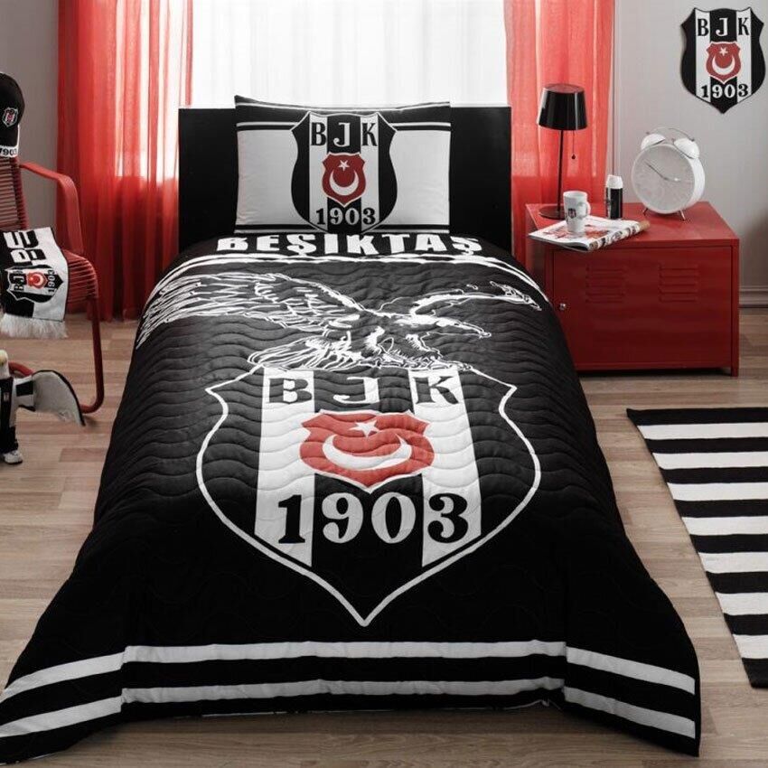 Taç Lisanslı Beşiktaş 4 Mevsim Complete Set Tek Kişilik