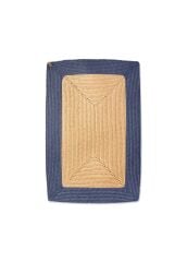 The Mia SPT0044 Jutte Dikdörtgen Halı Bambu Lacivert 60x90 Cm