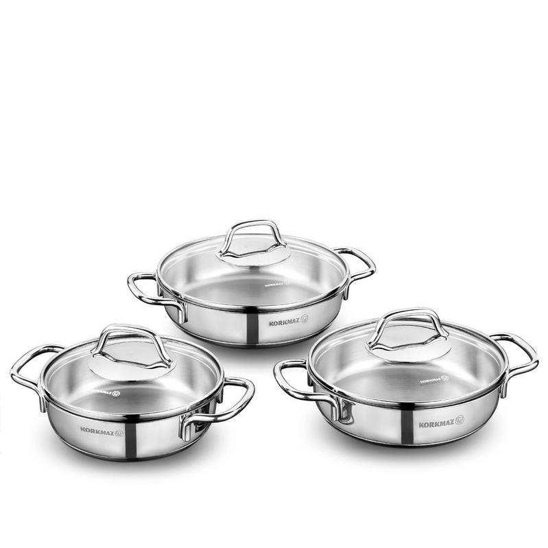 Korkmaz A1675 Perla 6 Parça Omlet Seti