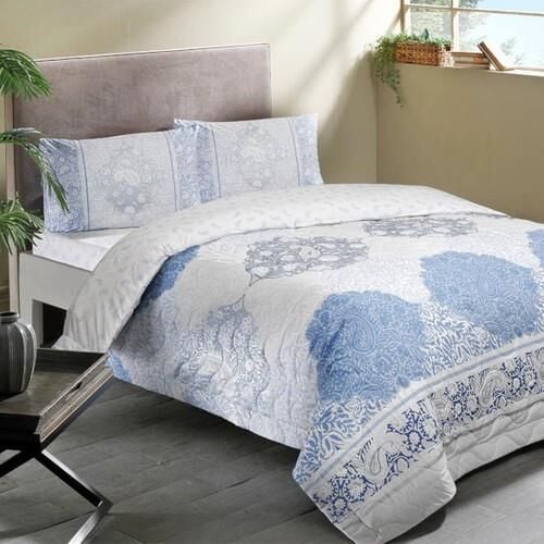 Taç Aryan V1 Ranforce Kapitoneli Nevresim Takımı Çift Kişilik