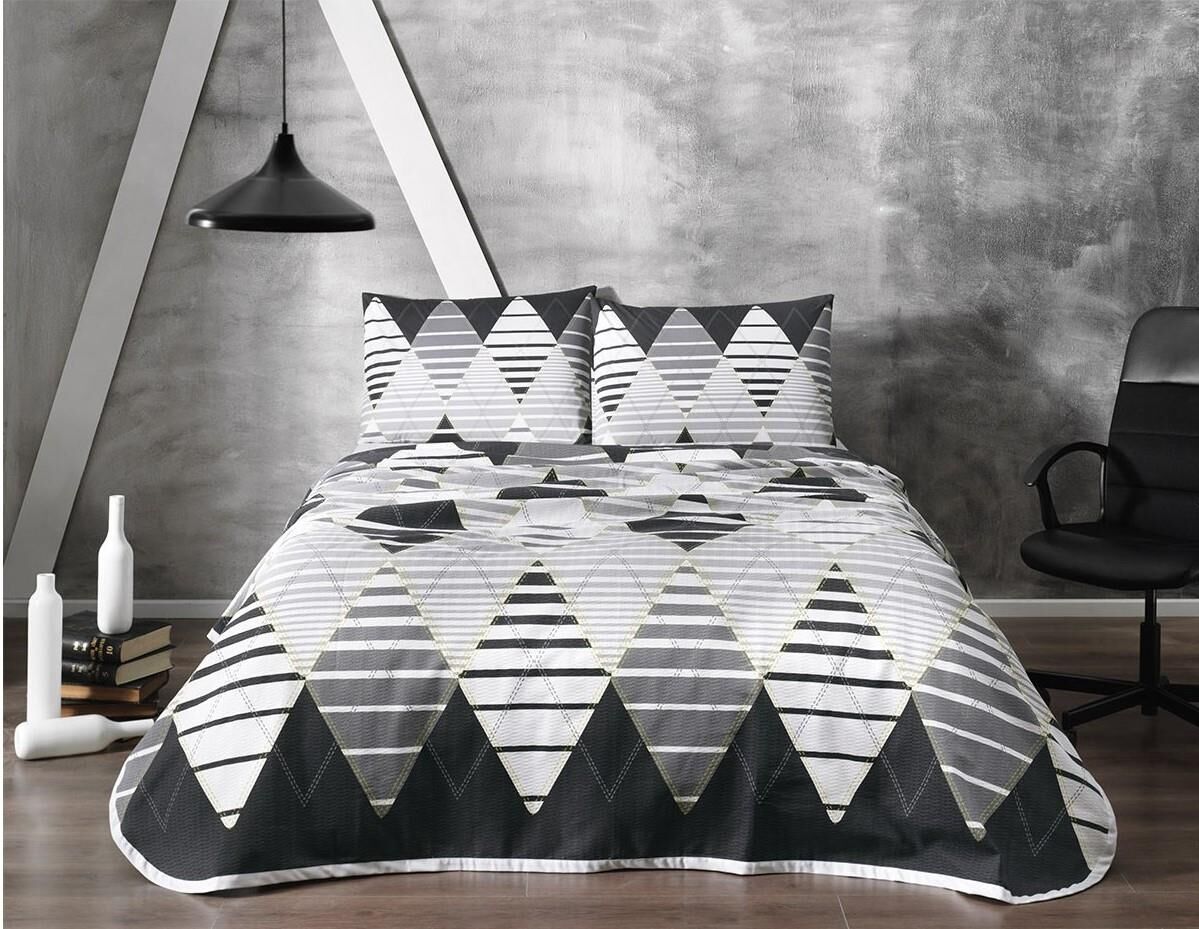 Taç Luca V2 Gri Pike Takımı Tek Kişilik