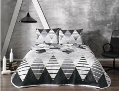 Taç Luca V2 Gri Pike Takımı Tek Kişilik