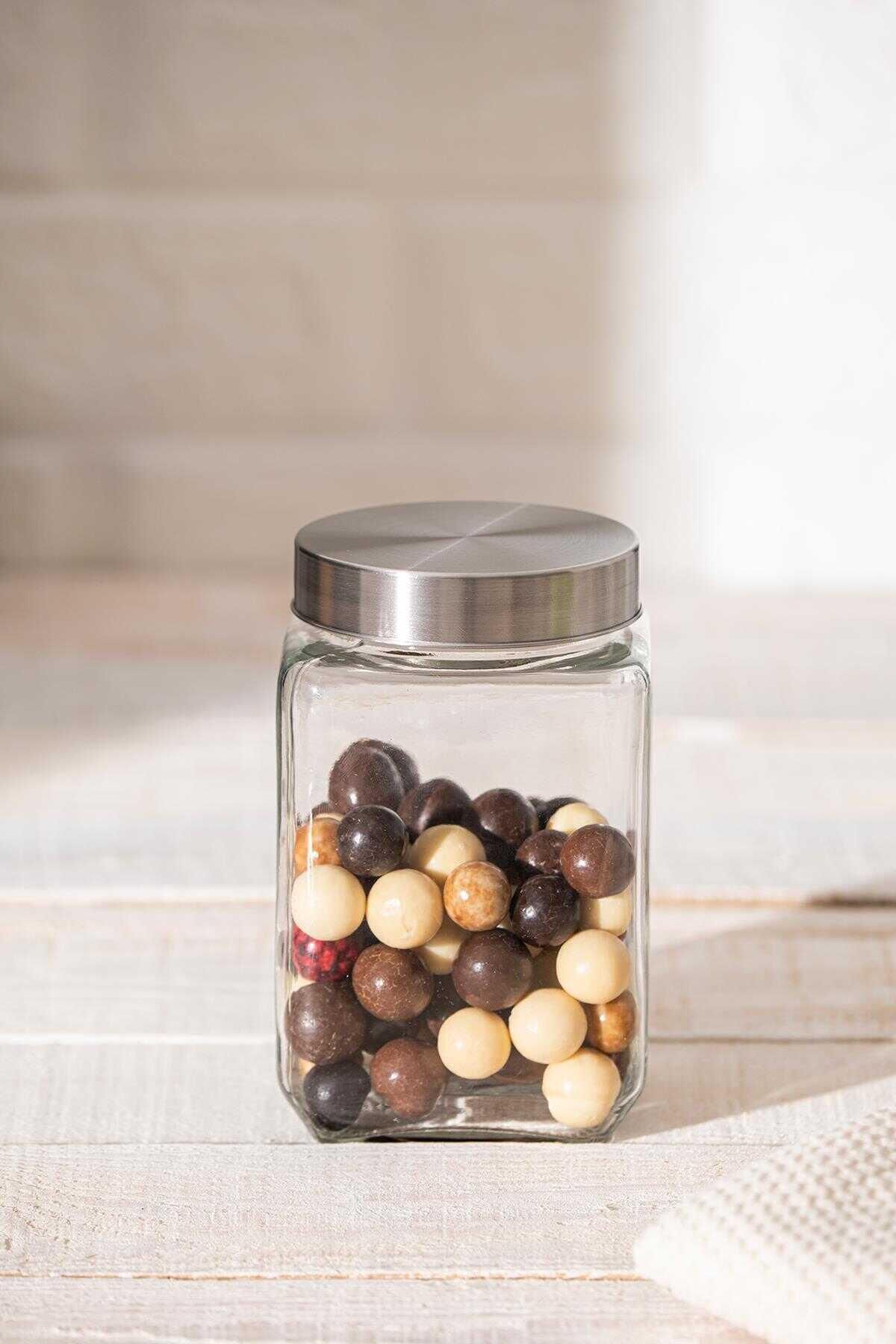 Acar 6091 Lines Borosilikat Cam Kavanoz 820 ML