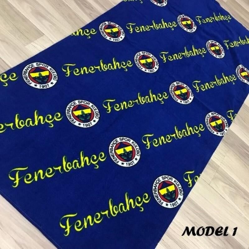 Taç Lisanslı Fb Diagonal Plaj Havlusu