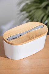 Acar 6129 Pamira Oval Tereyağı Tabağı