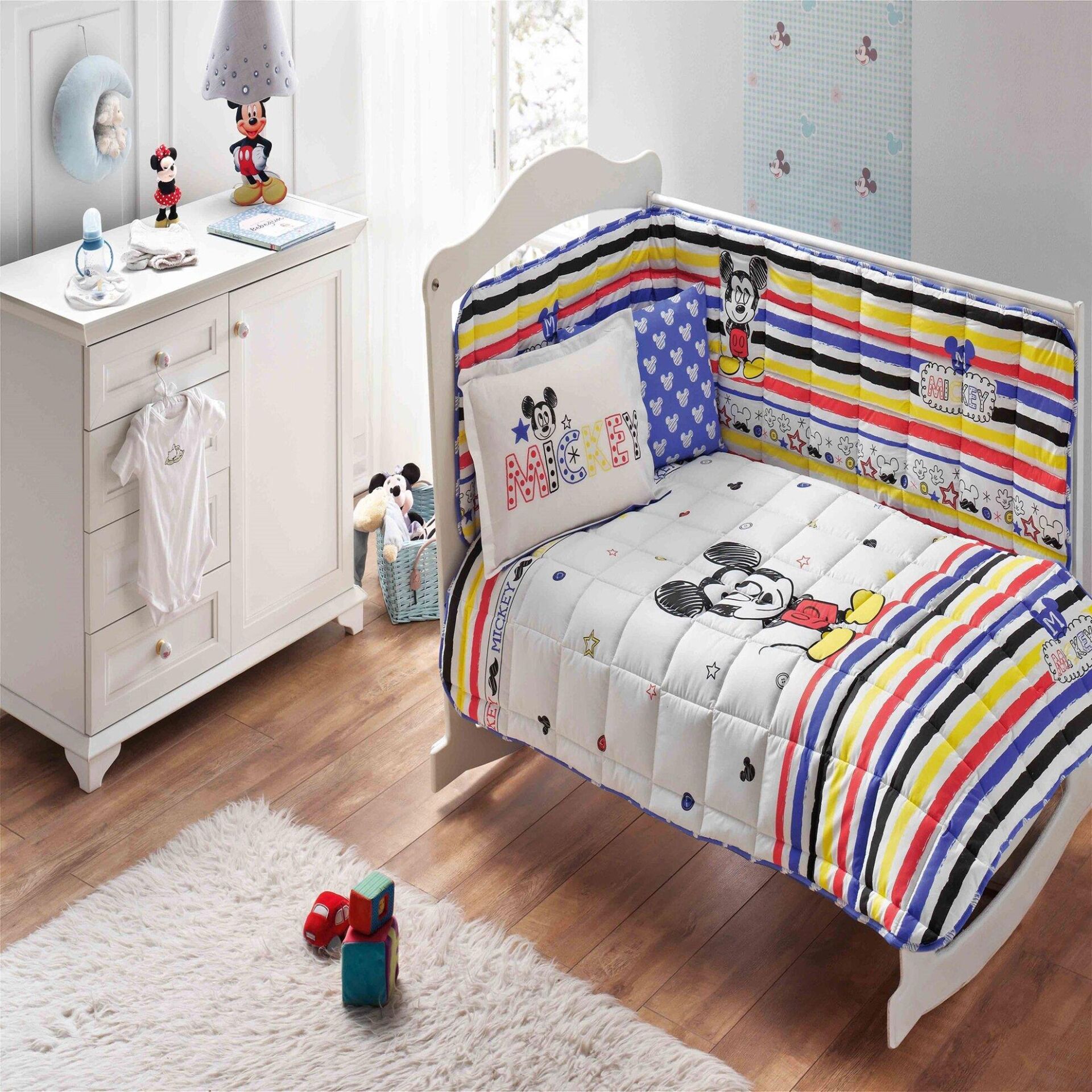 Taç Disney Mickey Sketch Bebek Uyku Seti