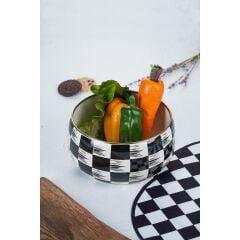 Acar 22-0243 Qualita King Emaye 18 Cm Salata Kasesi Dama