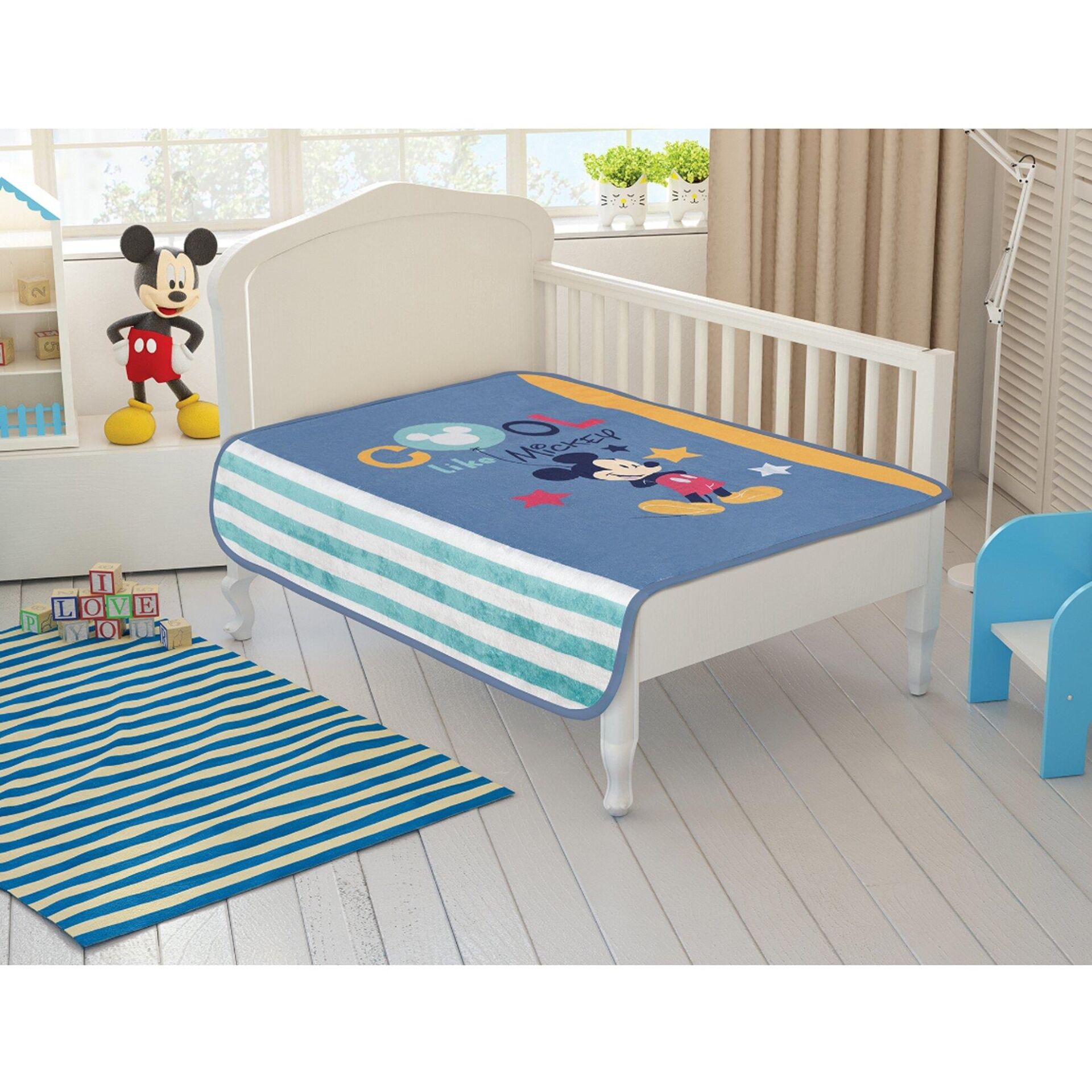 Taç Disney Mickey Mouse Cool Bebek Battaniyesi