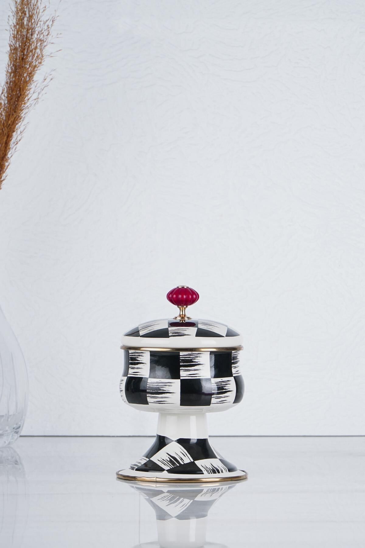 Acar 518 Qualita King Emaye Kapaklı Şekerlik