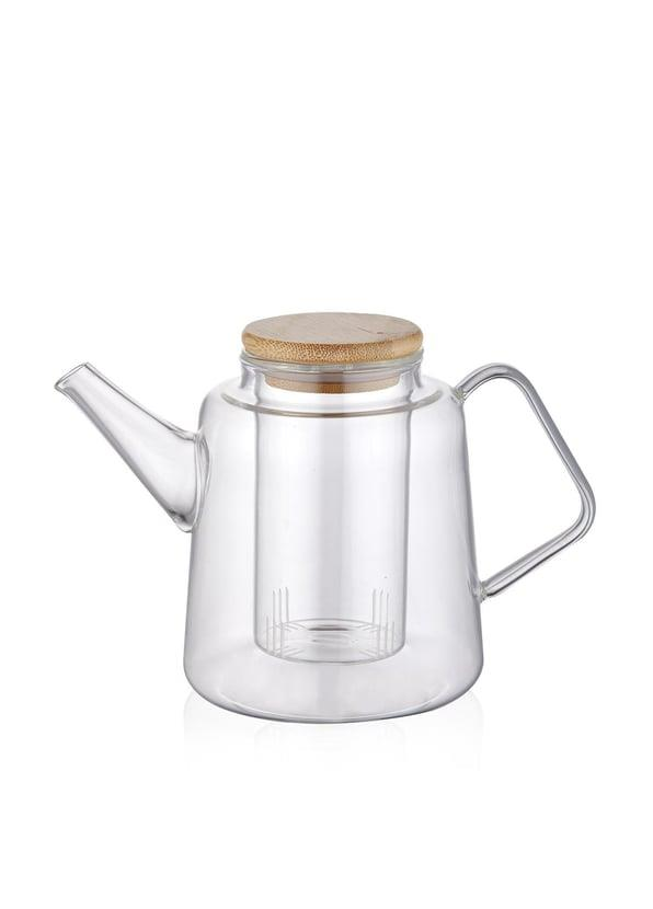 The Mia SSE0021 Bambu Kapaklı Süzgeçli Demlik 800 ML