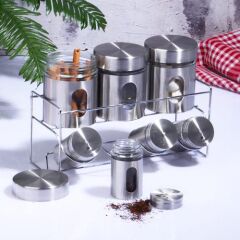 Kosova CAM-430 Metal 7 Li Baharatlık Seti