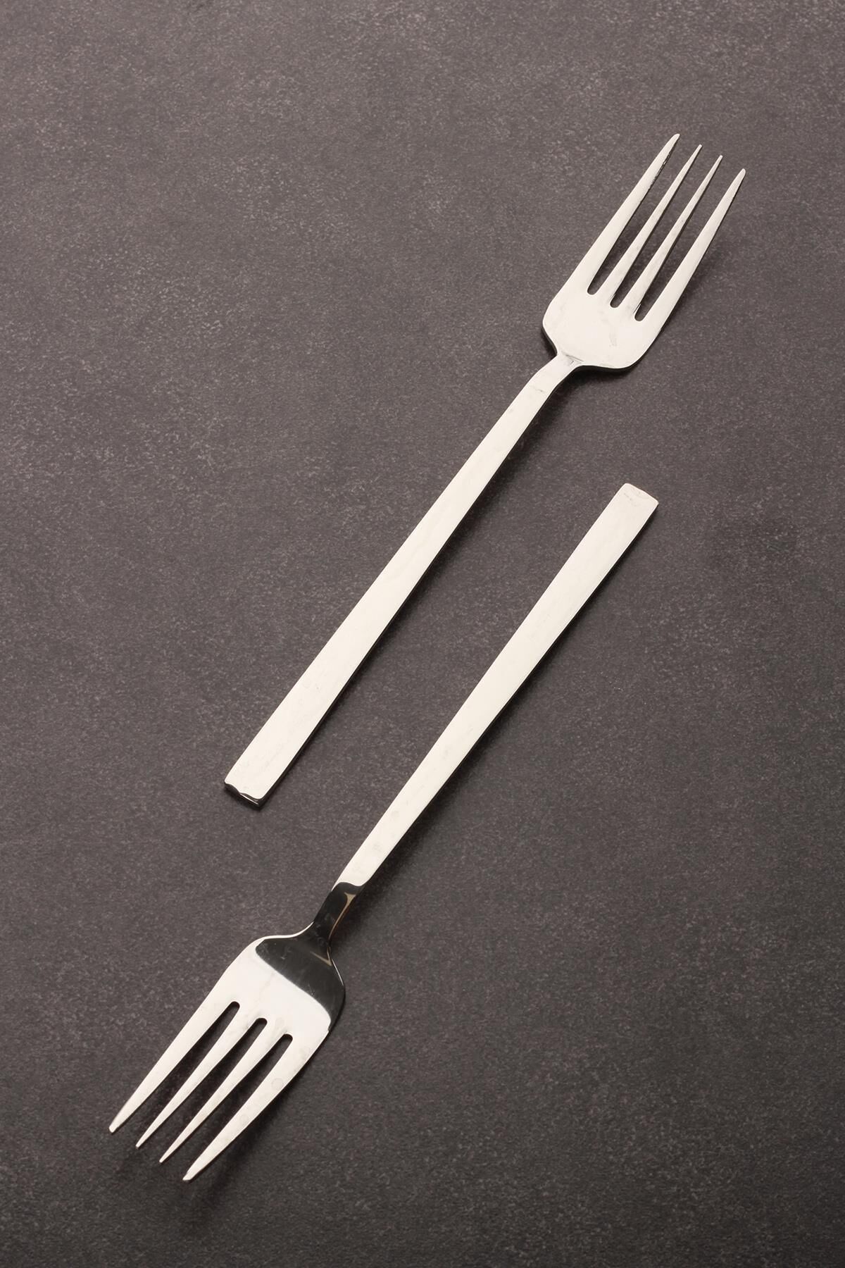 Acar 16381 Karat 6'Lı Yemek Çatal Takımı