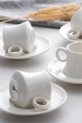 Acar 5221 Adelle Porselen 6 Lı Kahve Fincan Takımı