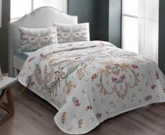 Taç Freja V2 Turkuaz Pike Takımı Tek Kişilik