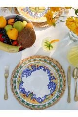 The Mia LMN002 Limoncello Servis Tabağı 6 Lı Set - 26 cm