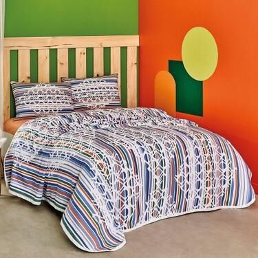 Taç Molly V4 Mavi Pike Takımı Tek Kişilik