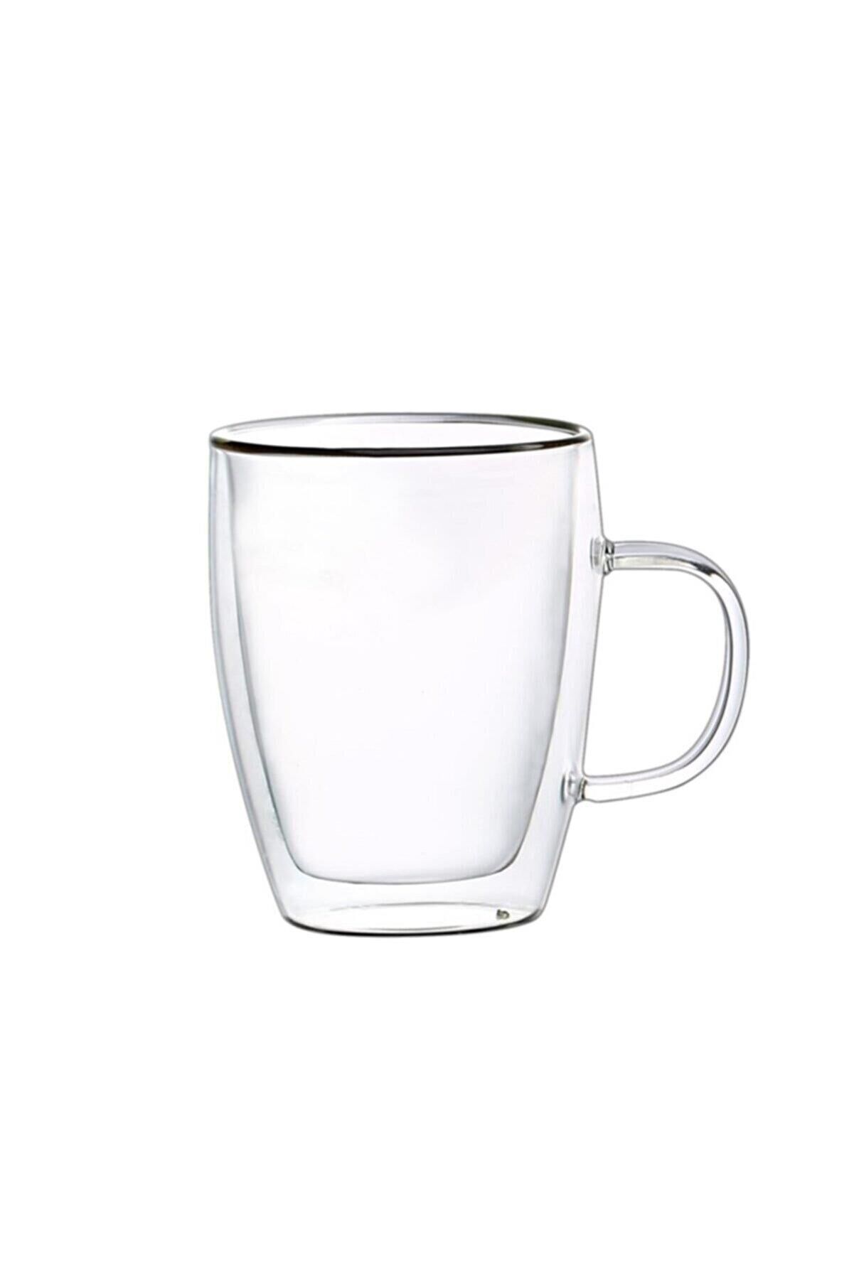 The Mia MIA81727 Çift Cıdarlı Cam Kupa 270 ML