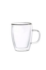 The Mia MIA81727 Çift Cıdarlı Cam Kupa 270 ML