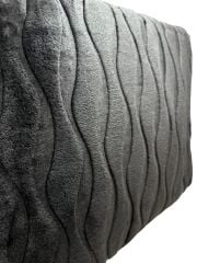 Pololife Embos Desenli Battaniye Antrasit Çift Kişilik 220x240 Cm