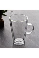 The Mia MIA81630 Çift Cıdarlı Cam Kupa 300 ML