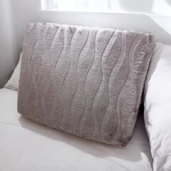 Pololife Embos Desenli Battaniye Açık Mürdüm Çift Kişilik 220x240 Cm