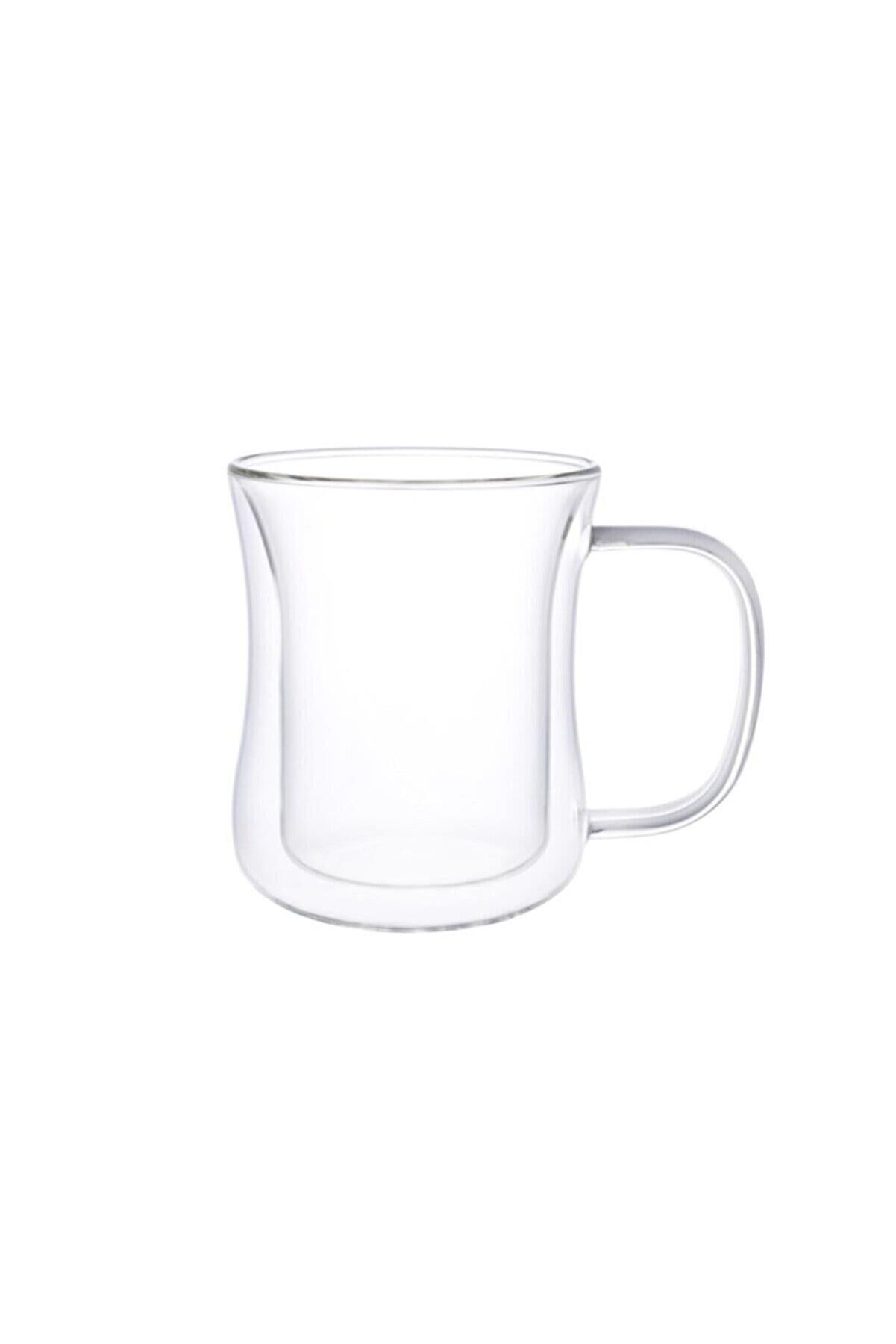 The Mia MIA81625 Çift Cıdarlı Cam Kupa 250 ML