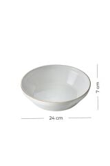 Acar 260 Nordic Pure White İstanbul 24 Cm Salata Kasesi