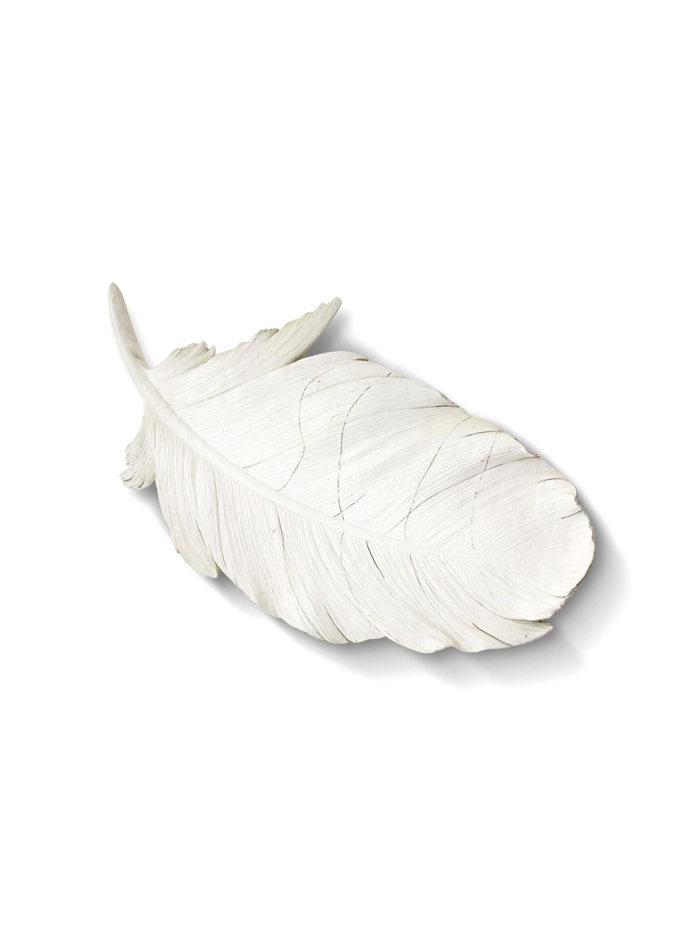 The Mia DKR0277 Dekoratif Tüy Askılı 59 Cm Beyaz