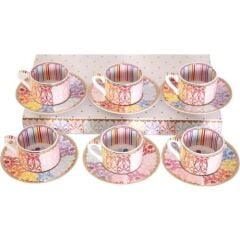 Kosova 184 6 Lı Kahve Fincan Seti KYE-0404