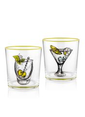 The Mia BRD0005 Su Bardağı 2 Li Set 380 Cc