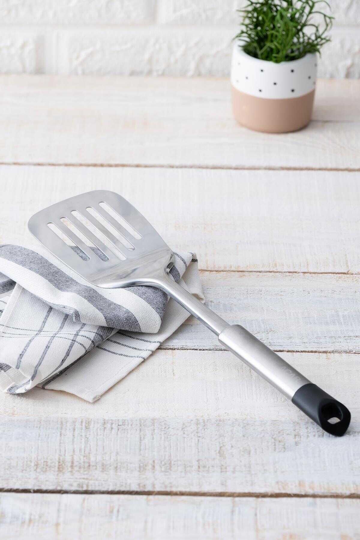 Acar 6141 Helix Çelik Servis Spatula