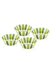 The Mia FEZ0025 FEZ 4 Lü Kase Seti 15 cm Yeşil