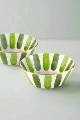 The Mia FEZ0025 FEZ 4 Lü Kase Seti 15 cm Yeşil