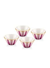 The Mia FEZ0033 FEZ 4 Lü Kase Seti 10 cm Mor