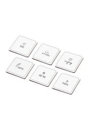 The Mia BRK0090 Bardak Altlığı 6 Lı Set