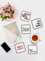 The Mia BRK0092 Bardak Altlığı 6 Lı Set