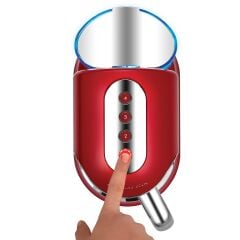 Korkmaz A862 Kahvekolik Aqua Kırmızı/Krom Kahve Makinesi