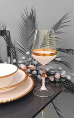 The Mia SNW0001 Snow Şarap Kadehi 6 Lı Set