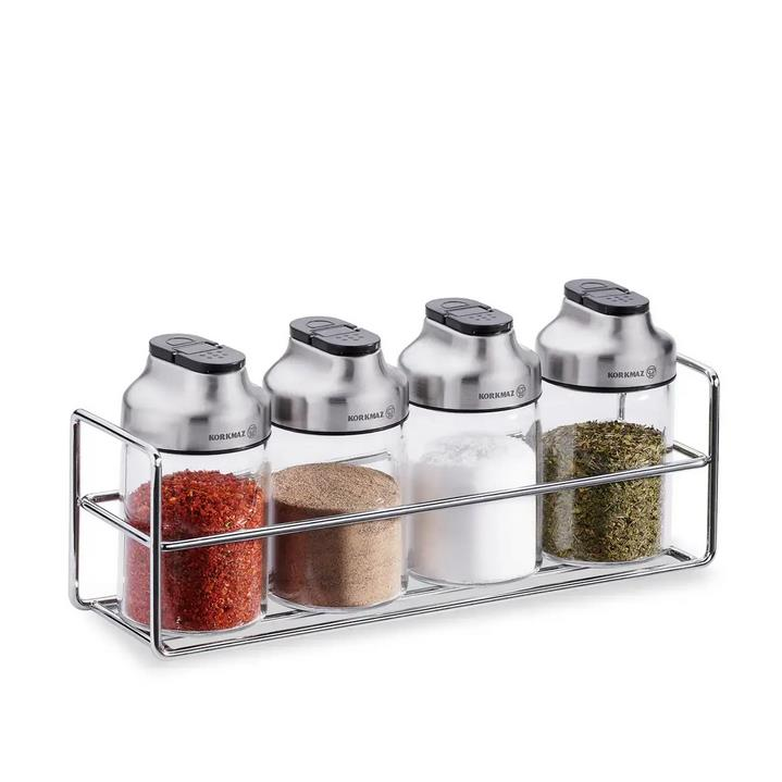 Korkmaz A5629-7 Astra 4 Lü Baharat Takımı