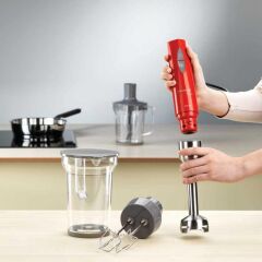 Korkmaz A445-04 Kırmızı Vertex Mega Blender Set